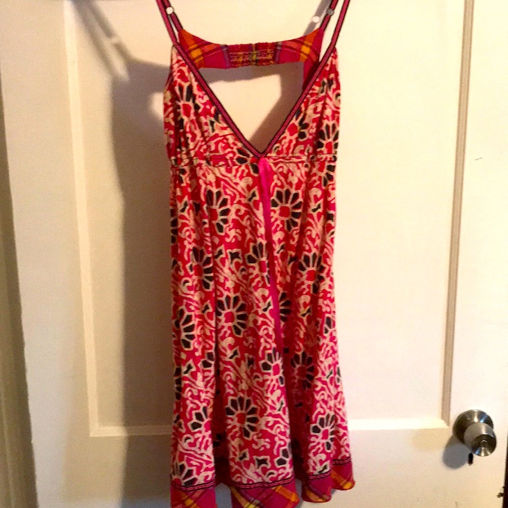 Free People Dress Show Off Open Back Slip Mini S